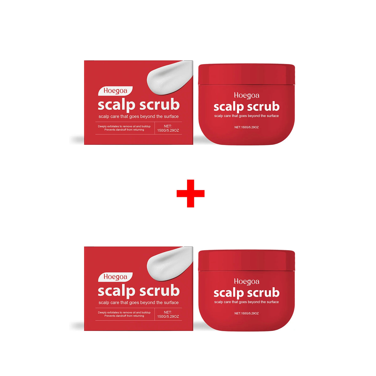 Deep Cleansing Scalp Exfoliator for Dandruff Relief and Oil Control