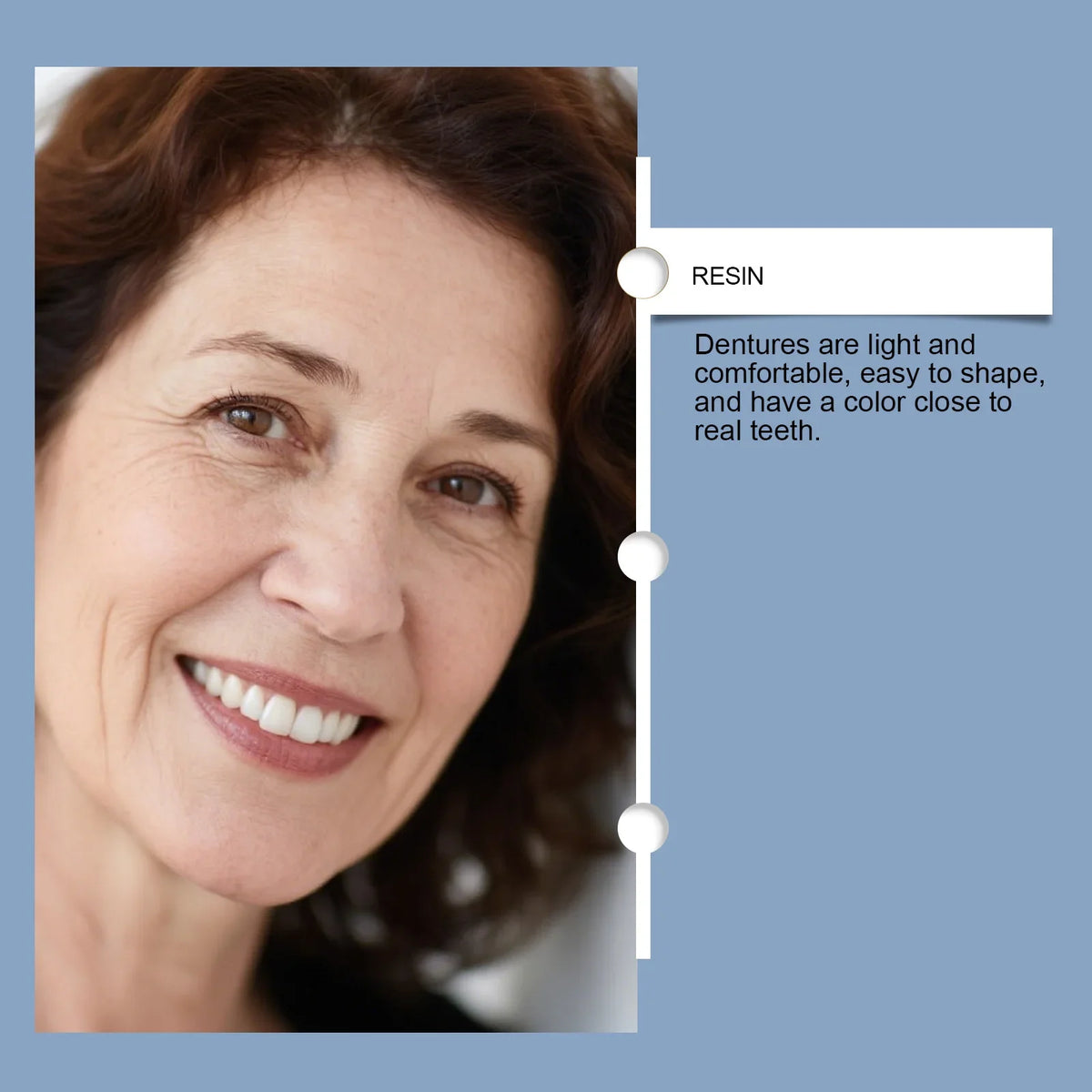 Temporary Cosmetic Denture Kit for Missing Teeth and Smile Restoration