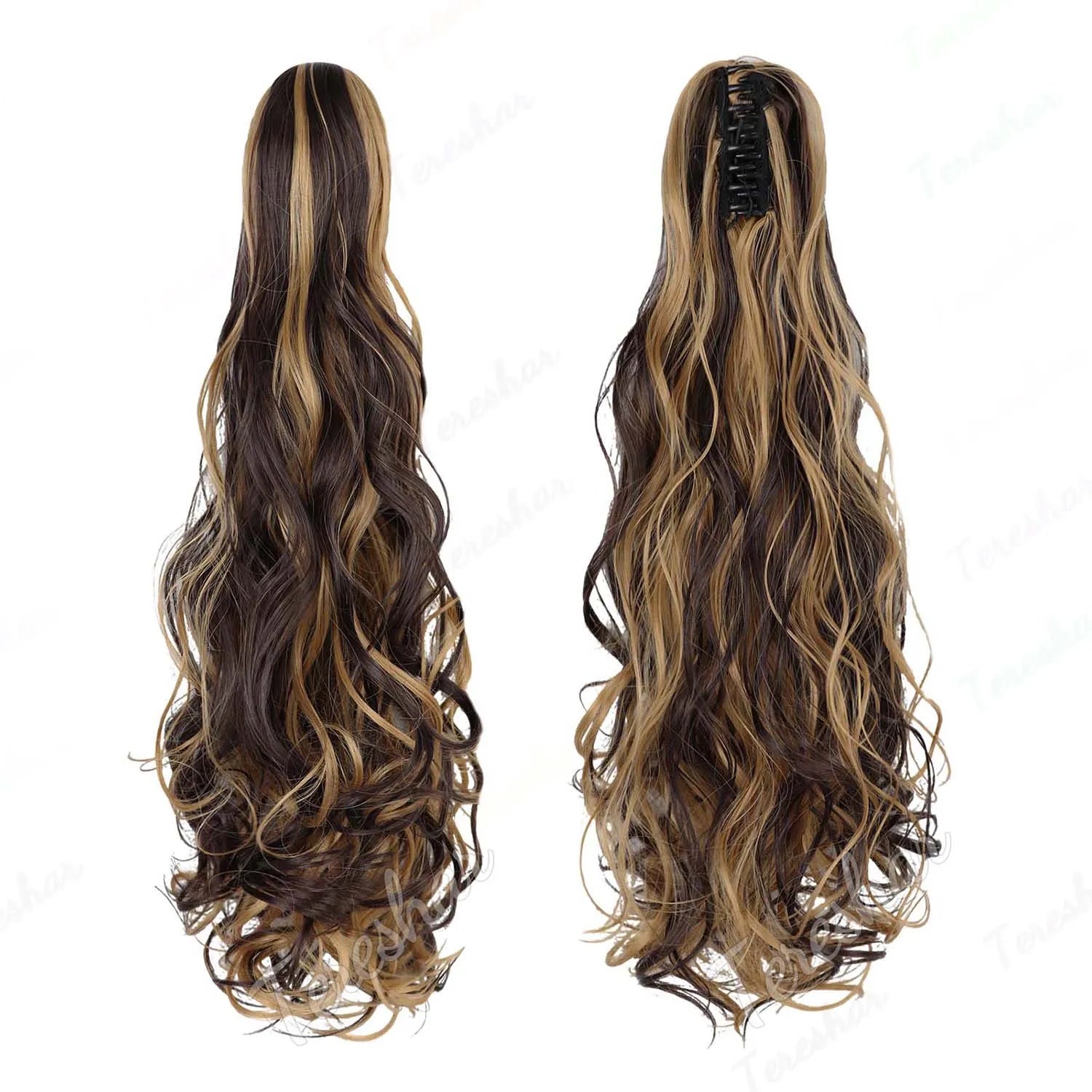 Wavy Curly Claw Ponytail Extension for Women - 18