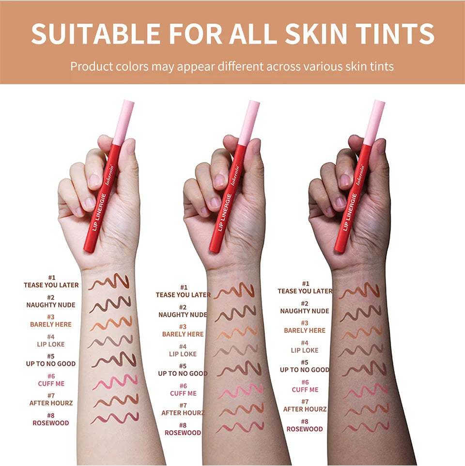 Waterproof Felt Tip Lip Liner Stain for Long Lasting Sculpted Lips - 14