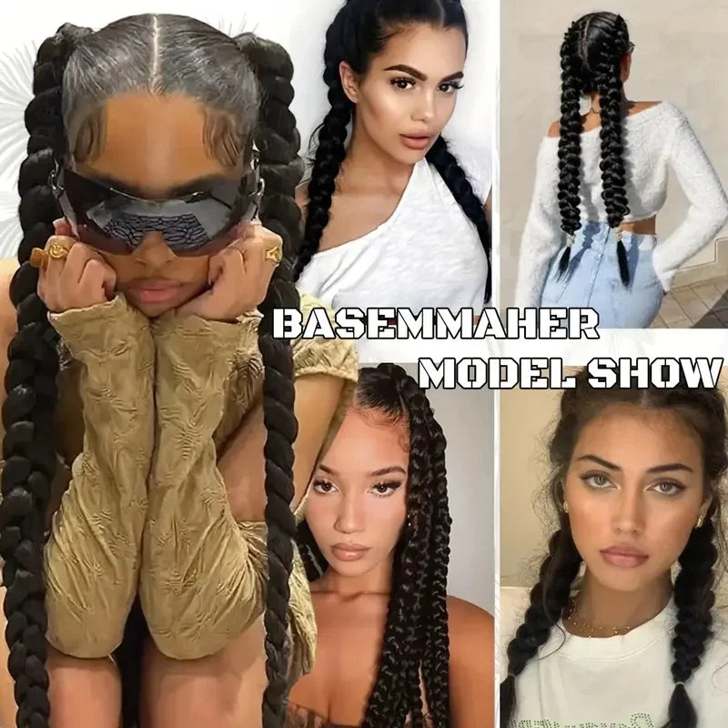24-Inch Braided Ponytail Extensions for Instant Volume - 6