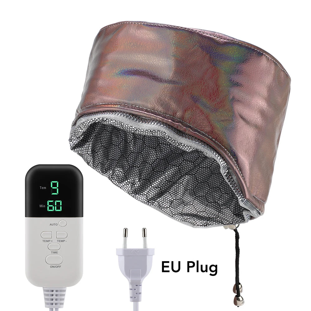 Electric Thermal Hair Steamer Cap for Deep Conditioning Treatments