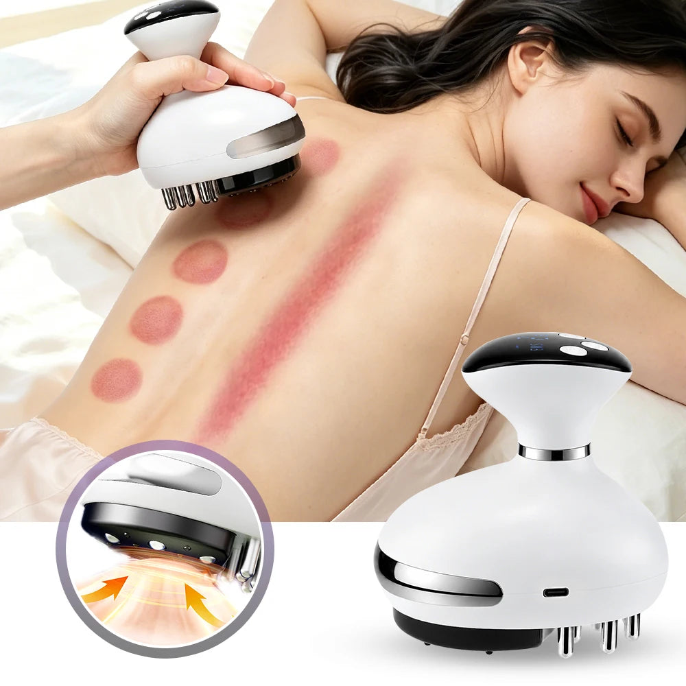 Electric Cupping and Gua Sha Massage Device for Deep Tissue Relief - 1