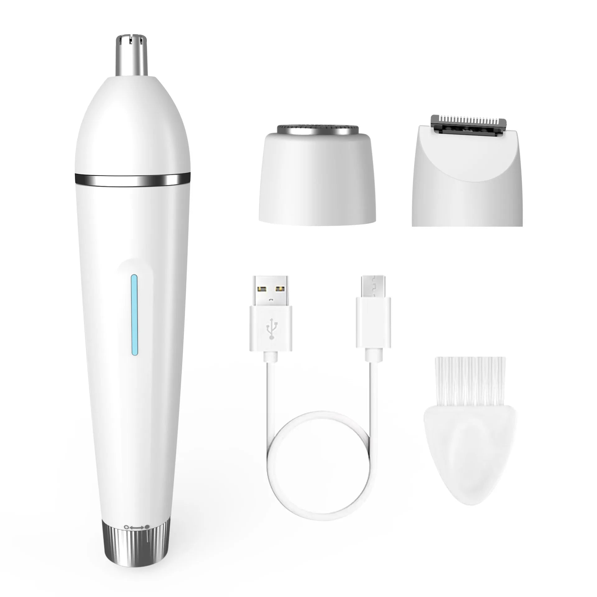3-in-1 Electric Waterproof Bikini Trimmer and Body Hair Shaver for Women - 18