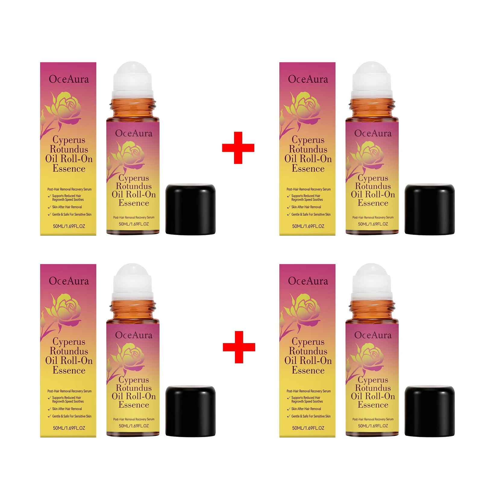 Soothing Roll-On Oil Essence for Skin Recovery After Hair Removal - 13