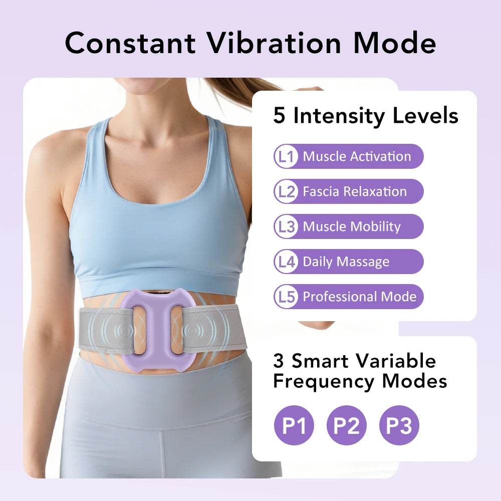 Electric Vibration Body Shaping Massager for Deep Tissue Muscle Recovery