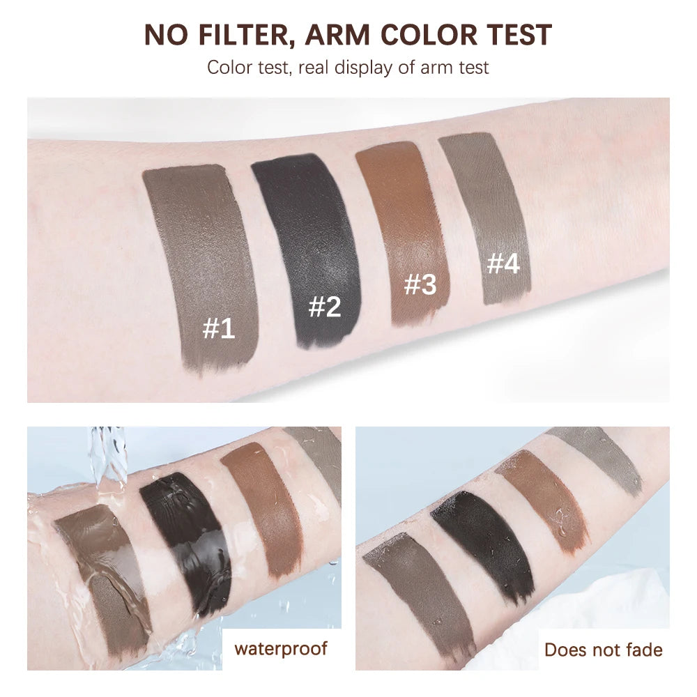 Waterproof Liquid Eyebrow Gel Set for Long-Lasting Natural Defined Brows