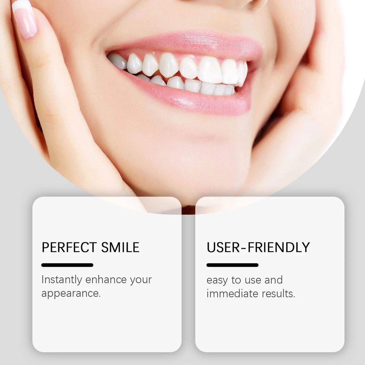 Temporary Silicone Denture Set for Beautiful Smiles and Tooth Repair