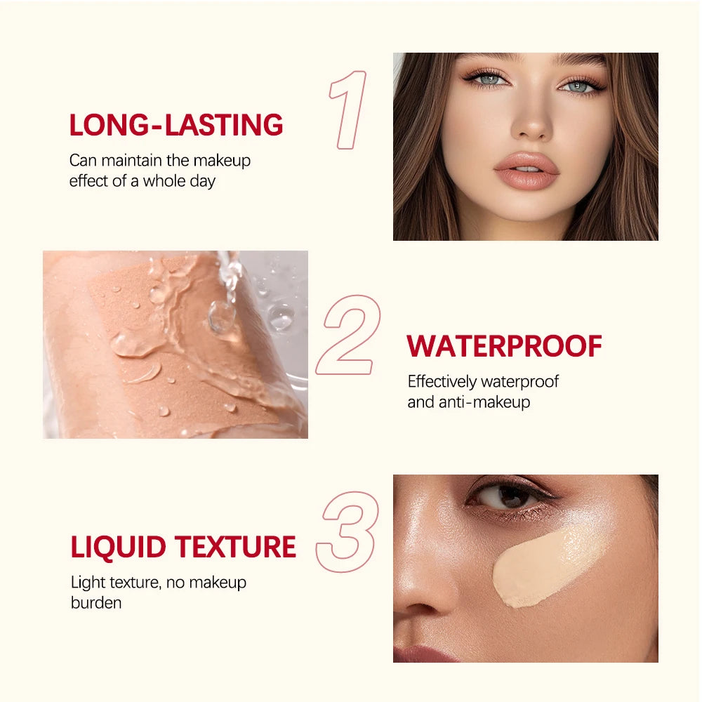 Long-Lasting Matte Liquid Foundation for Flawless Poreless Skin - 4