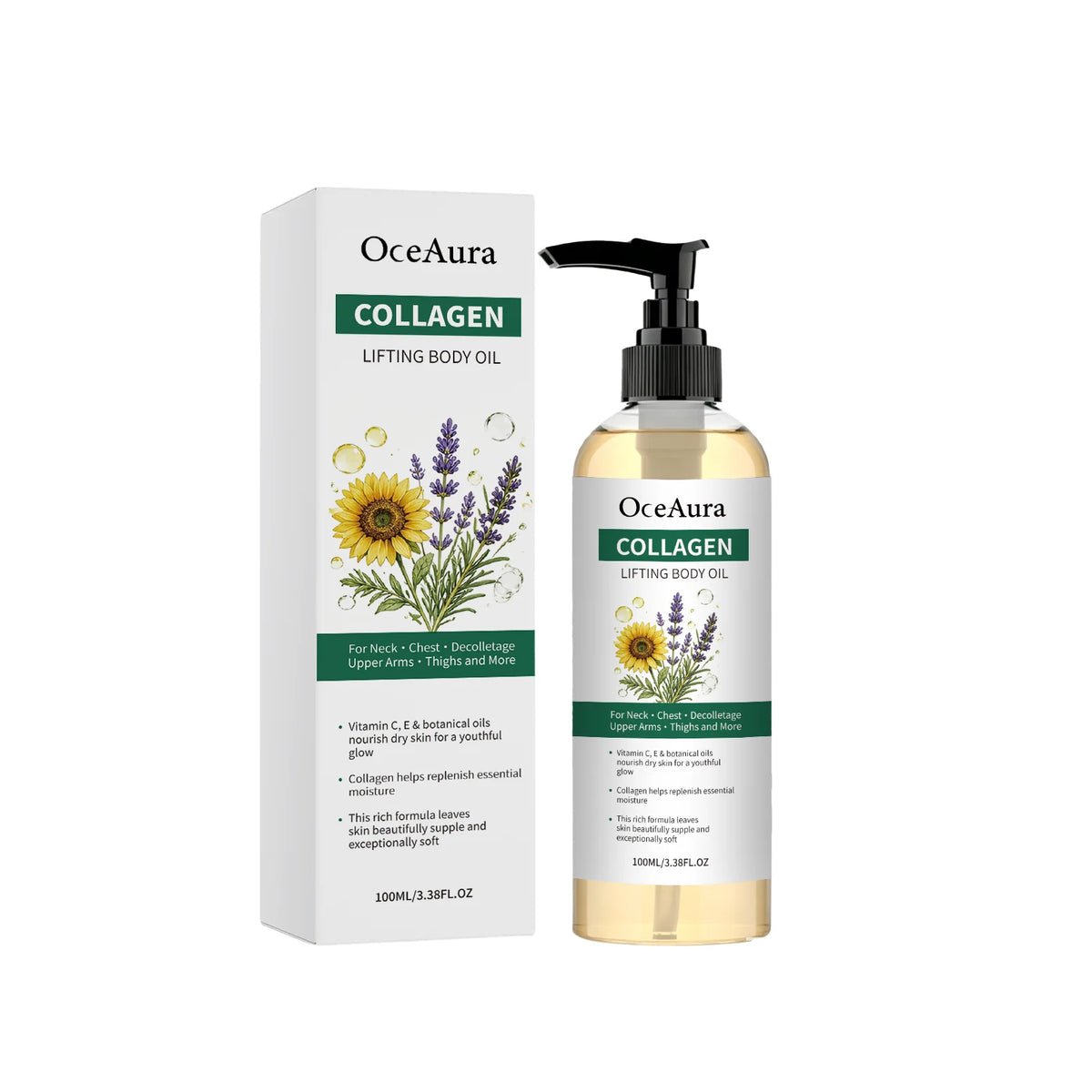 Collagen Nourishing Body Oil for Smooth Hydrated Skin