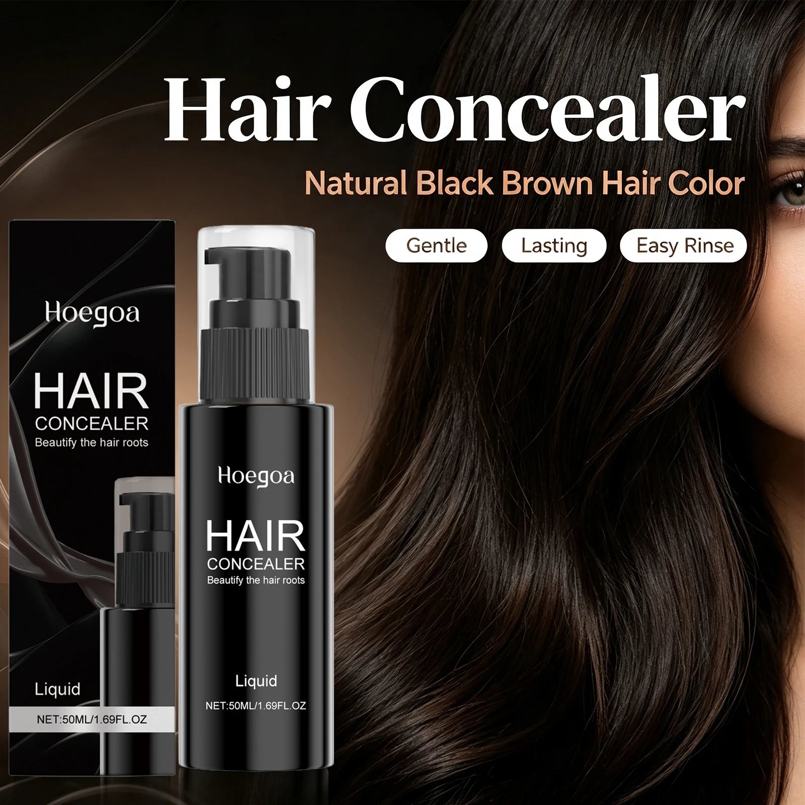 Instant Hair Concealer and Root Cover Up for Thicker Fuller Looking Hair - 3