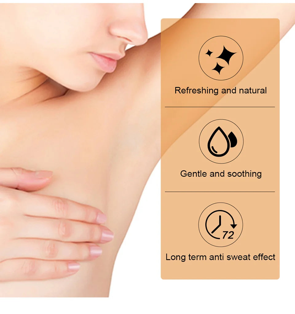 72-Hour Invisible Whole Body Deodorant Cream for All-Day Freshness