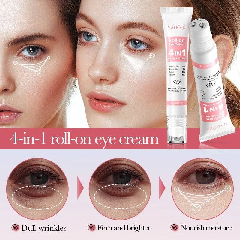 Anti-Wrinkle Retinol Eye Cream for Dark Circles and Puffiness - 5