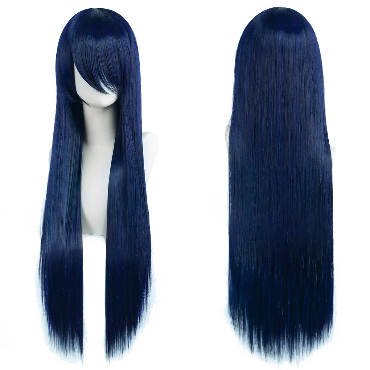 Long Straight Synthetic Cosplay Wig with Bangs