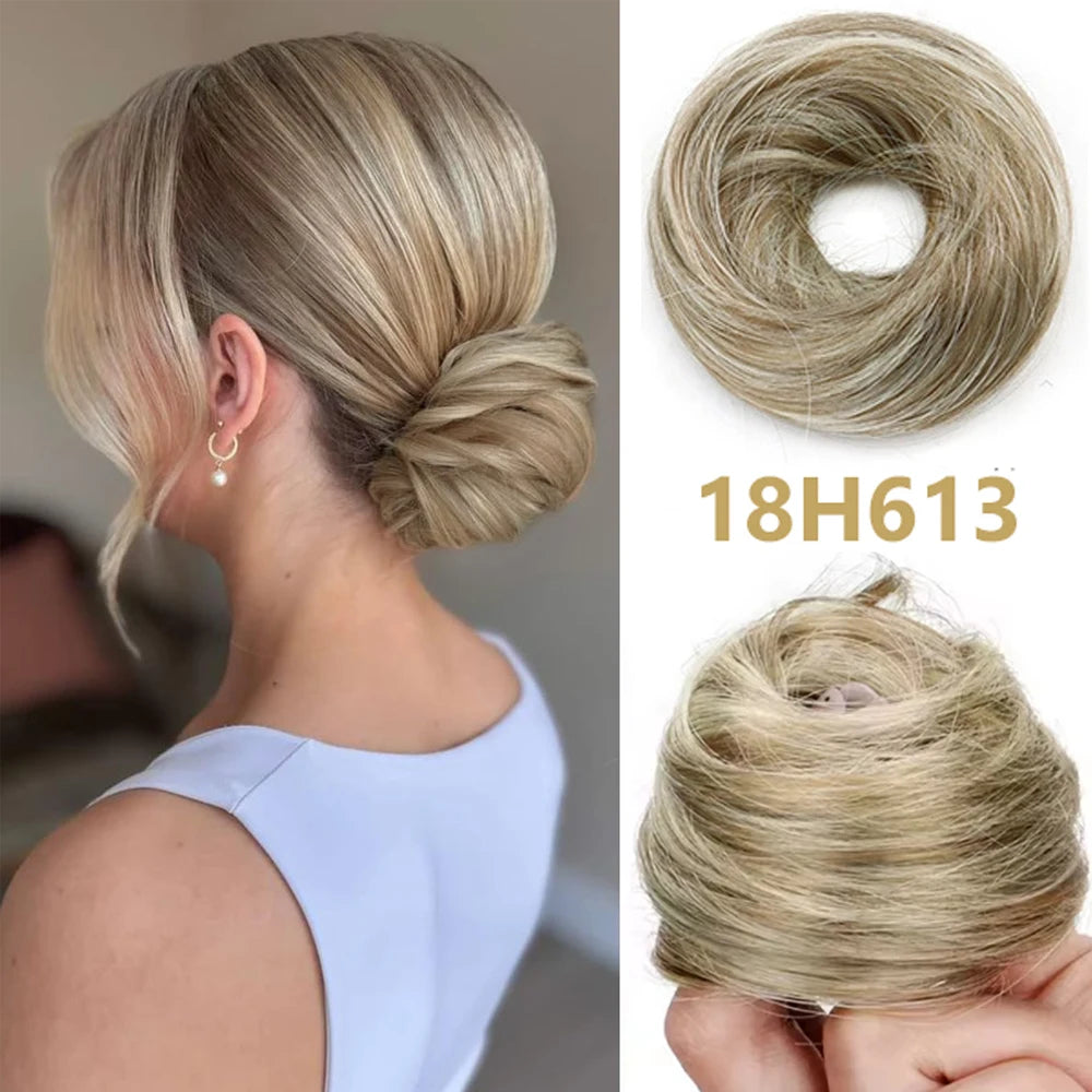 Messy Bun Hair Extension Scrunchie