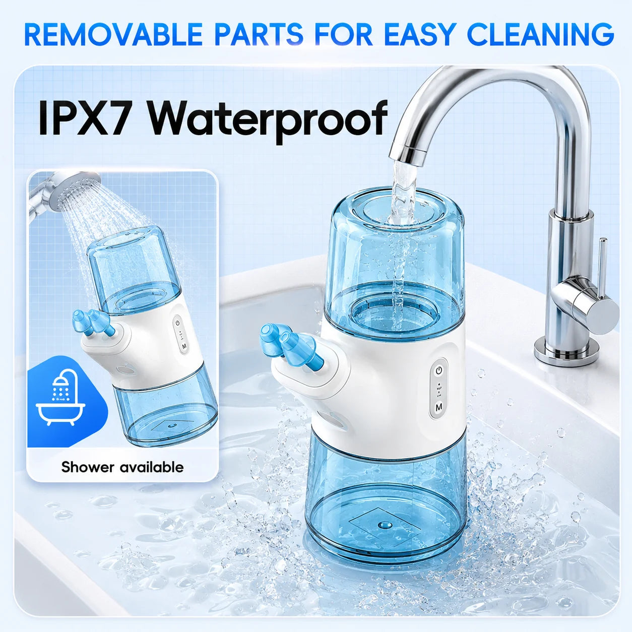 Portable Electric Nasal Irrigator for Sinus Relief and Daily Nasal Care - 12