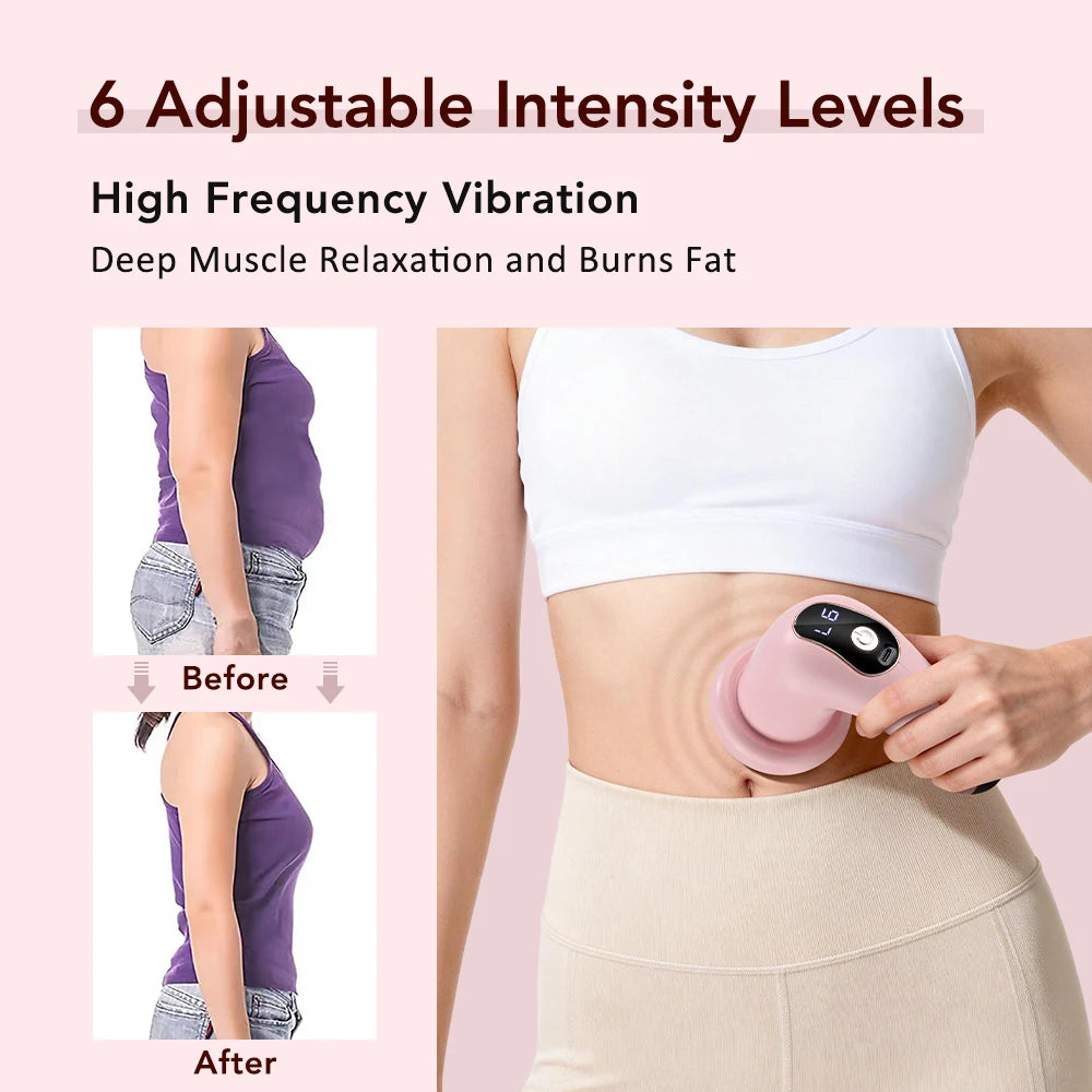 Electric Handheld Body Sculpting Massager for Cellulite and Fat Reduction - 3