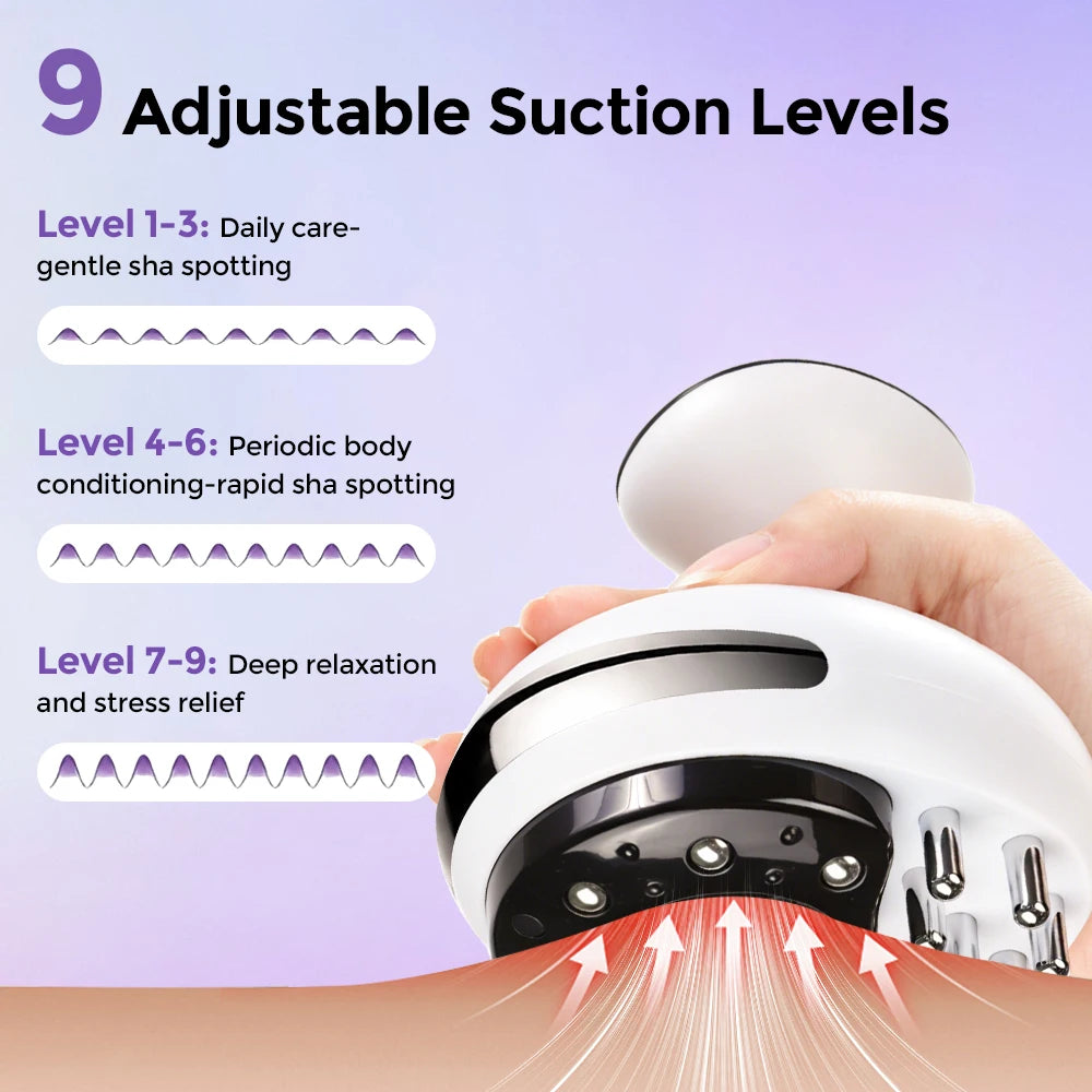 Electric Cupping and Gua Sha Massage Device for Deep Tissue Relief - 2
