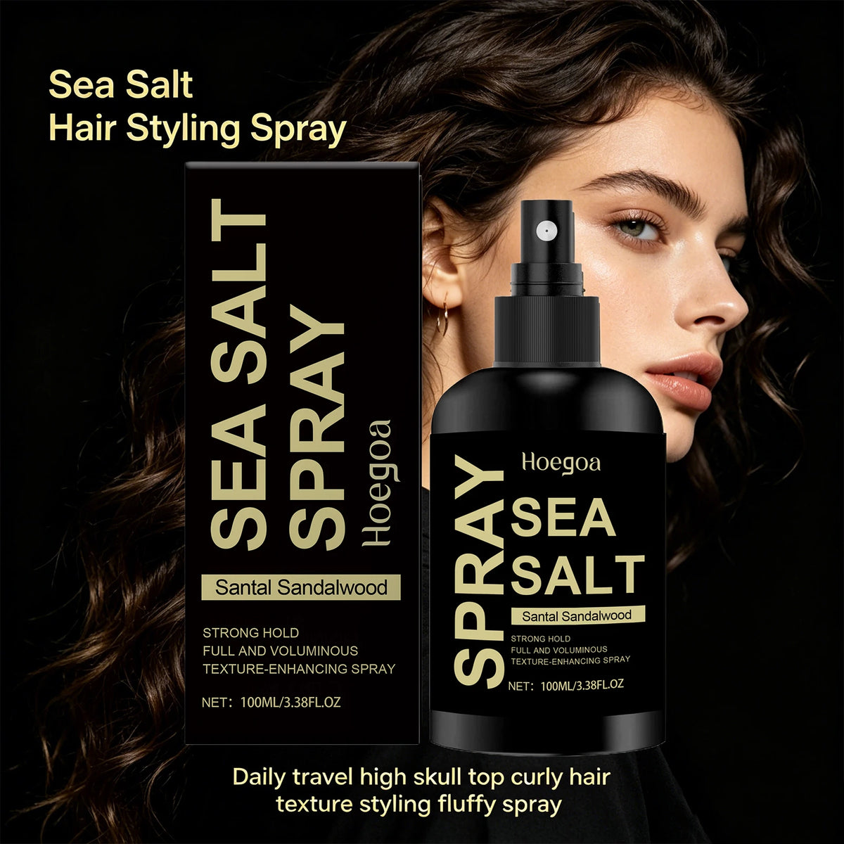Volumizing Sea Salt Texturizing Hair Spray for Men and Women