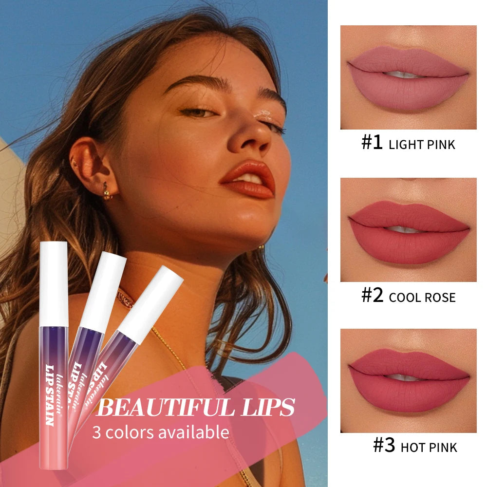 Long-Lasting Waterproof Peel-Off Lip Stain for All-Day Matte Color