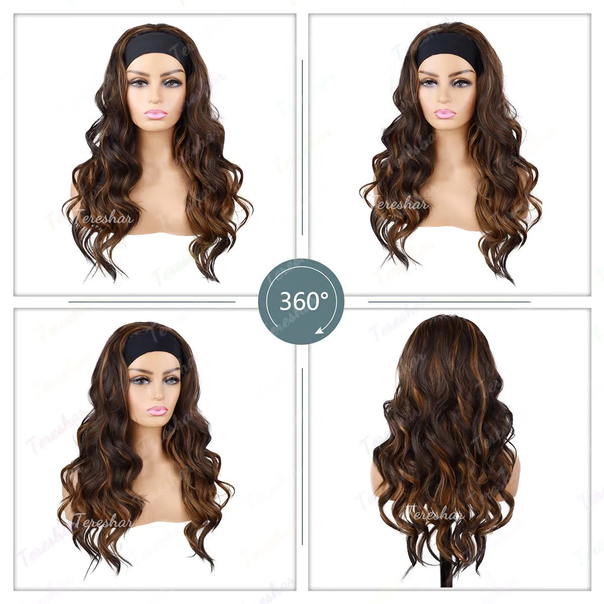 Long Wavy Headband Wig for Effortless Daily Styling