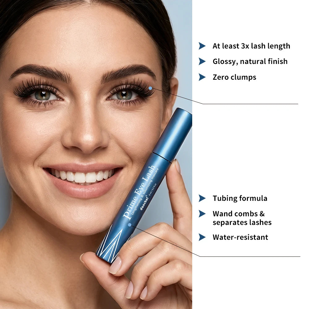 Water-Resistant Lengthening and Volumizing Mascara for Full Natural Lashes