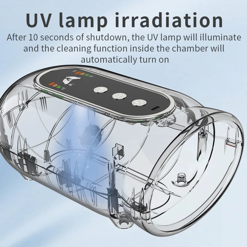 Electric Hand and Wrist Compression Massager with Heat and UV Cleaning - 5