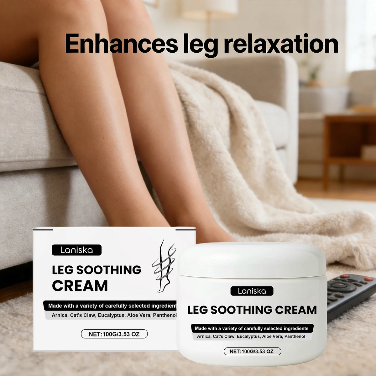 Soothing Muscle Relief Cream for Tired Legs and Daily Comfort