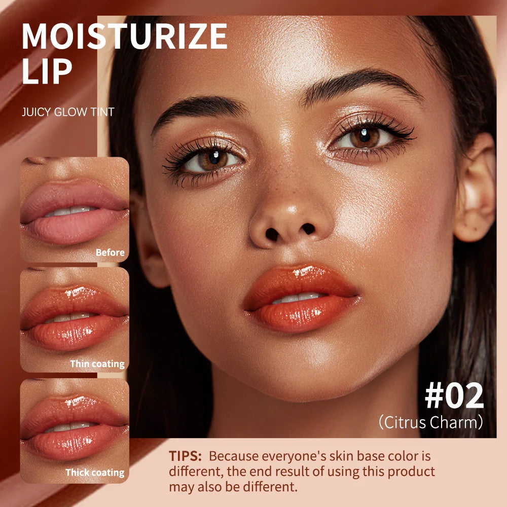 Mirror Shine Hydrating Lip Tint for Long-Lasting Plump and Juicy Lips
