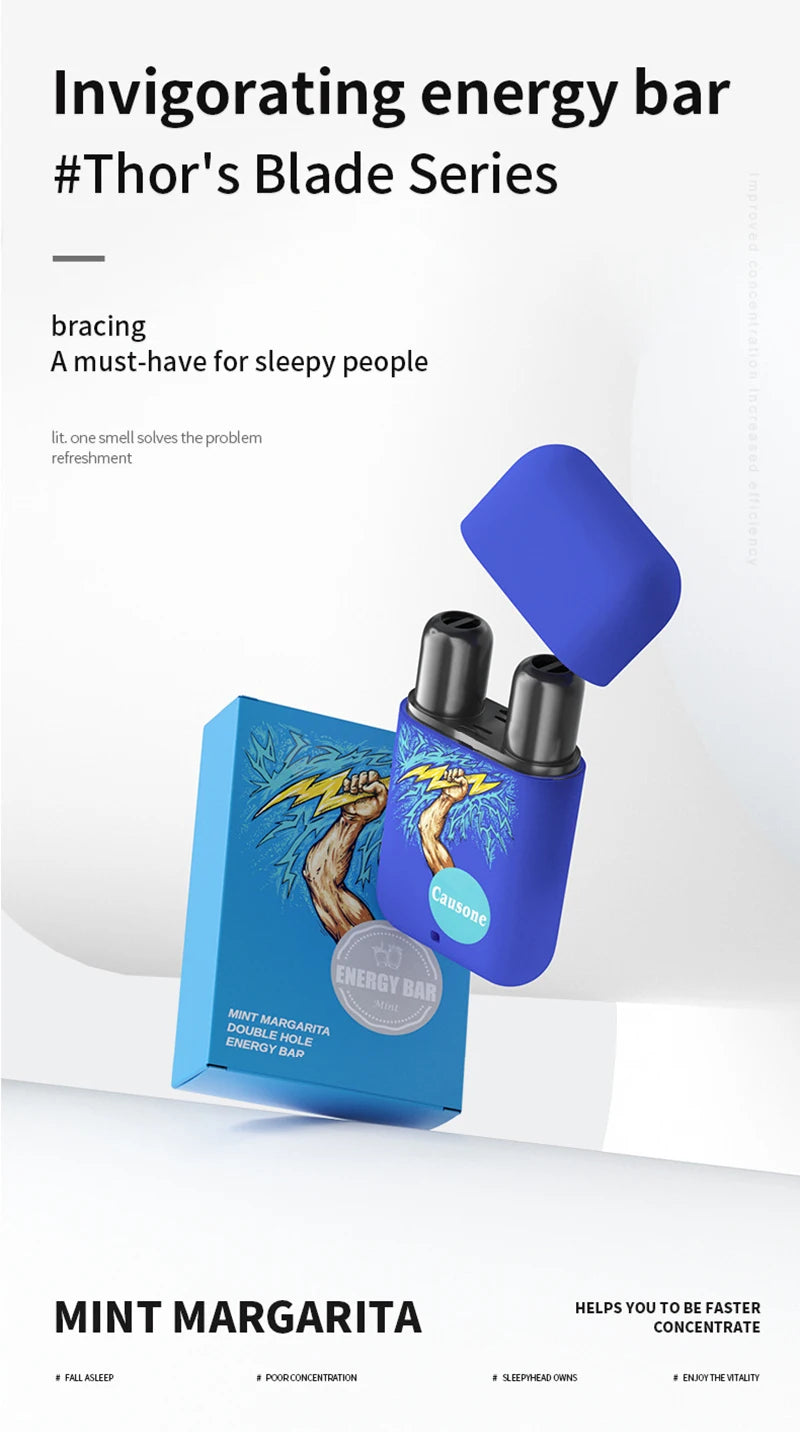 Double Hole Nasal Aromatherapy Inhaler for Refreshing Energy and Focus - 13