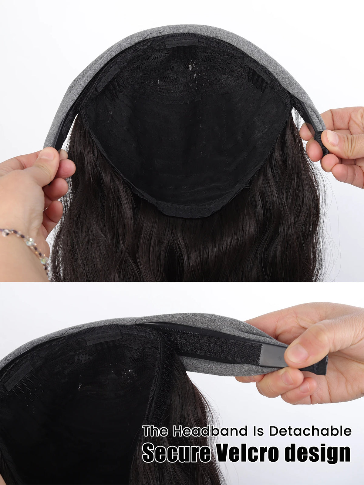 Long Wavy Headband Hair Extension for Instant Voluminous Natural Hair