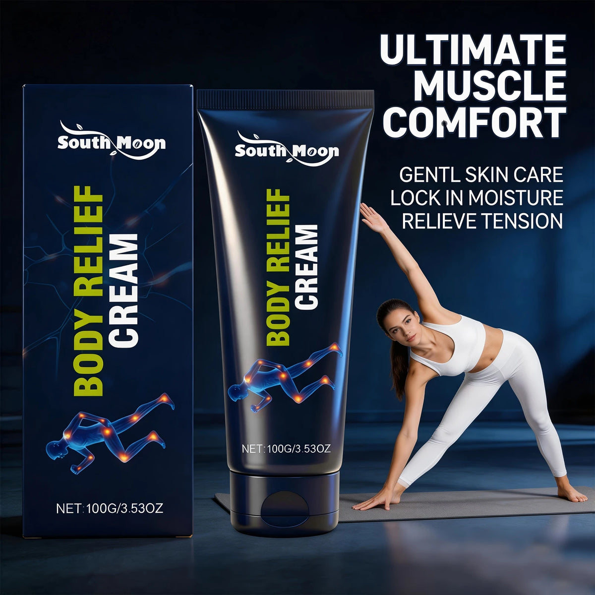 Soothing Joint and Muscle Relief Massage Cream for Body Discomfort