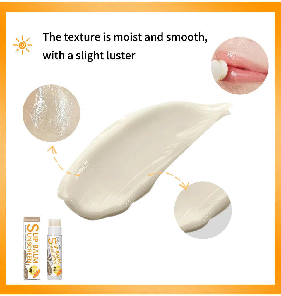 Sunscreen Lip Balm with SPF 30 for Daily UV Protection and Hydration