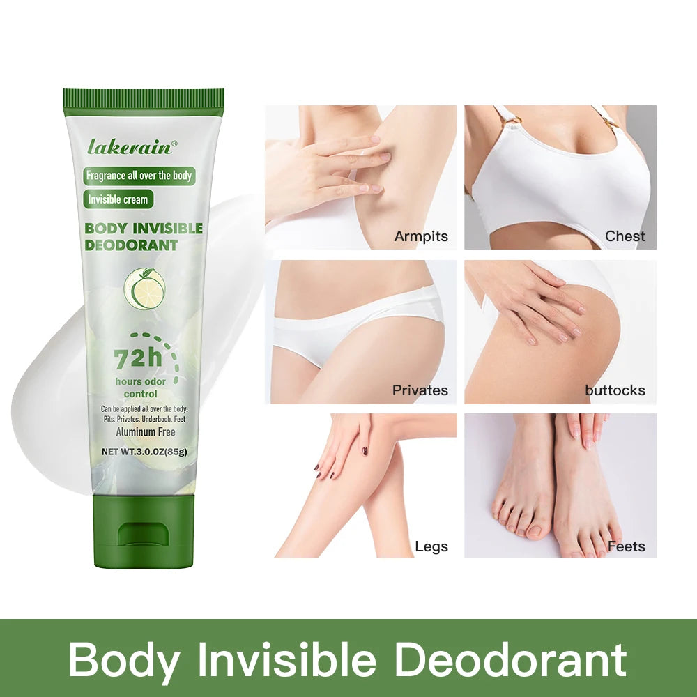 Long-Lasting Invisible Body Deodorant Cream for All-Day Freshness - 2