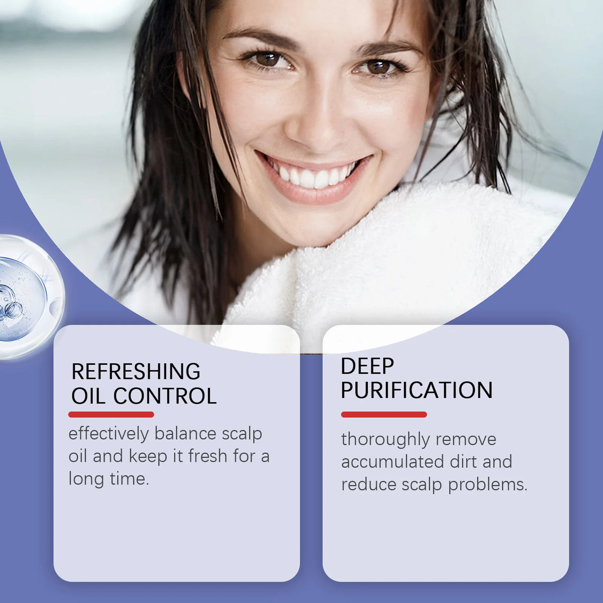 Selenium Disulfide Anti-Dandruff Shampoo for Itchy Scalp and Oil Control