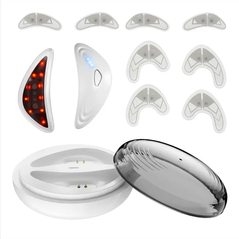 Red Light Microcurrent Eye Massager for Dark Circles and Puffiness