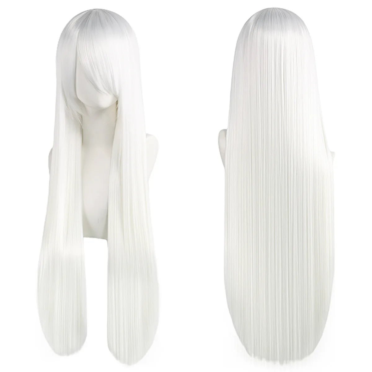 Long Straight Synthetic Cosplay Wig with Bangs