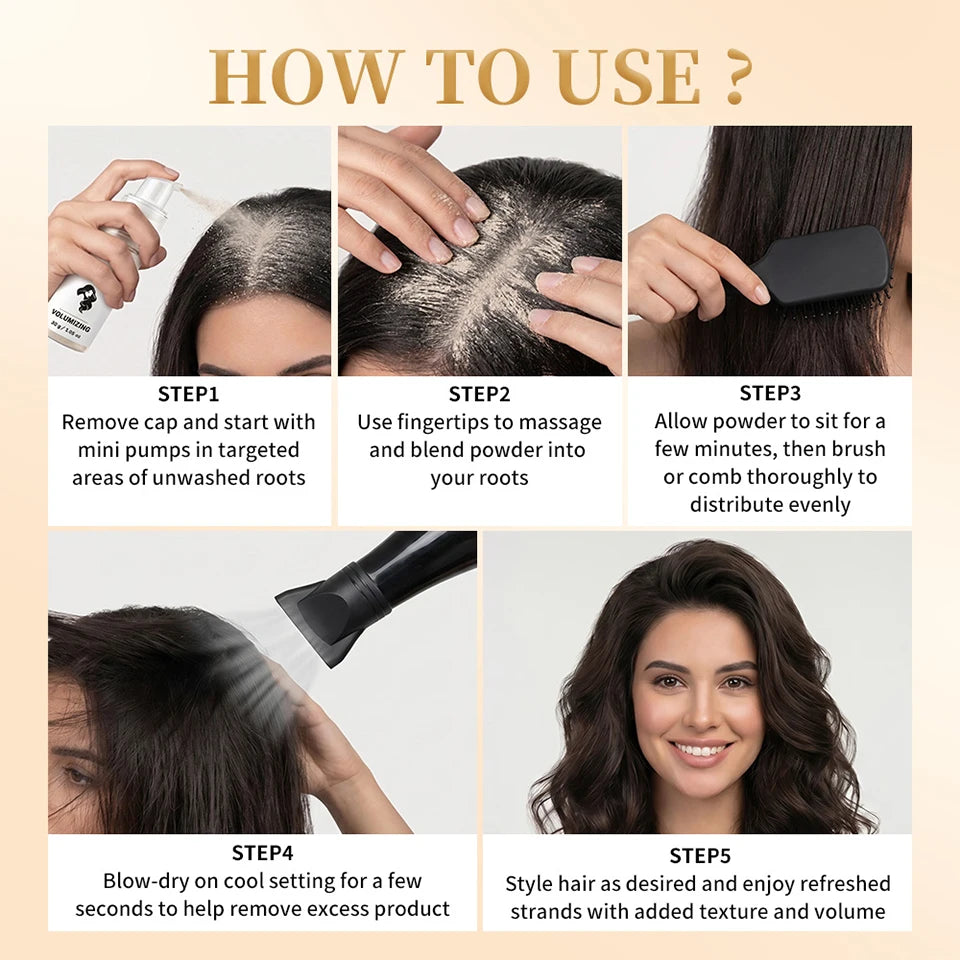 Invisible Dry Shampoo Powder for Instant Volume and Oil Absorption - 13