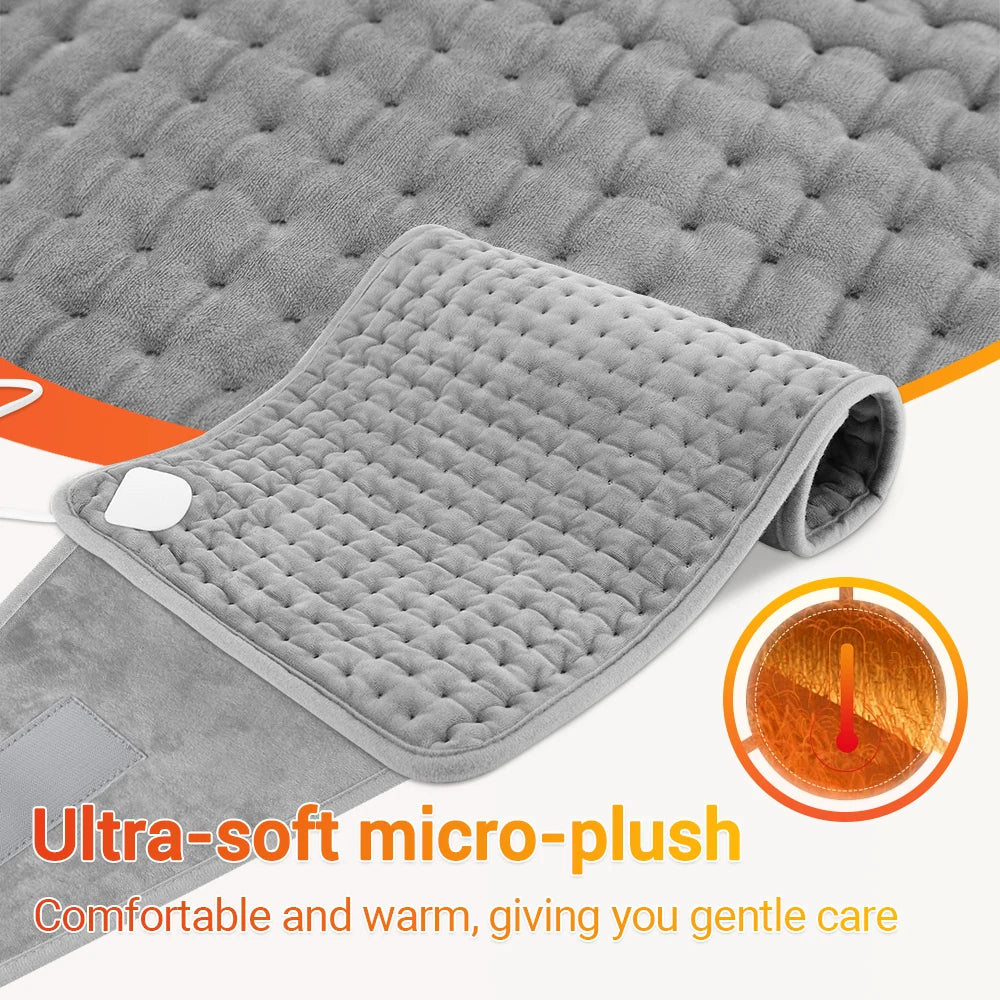 Adjustable Heated Waist Belt with 9 Heat Settings for Pain Relief - 10