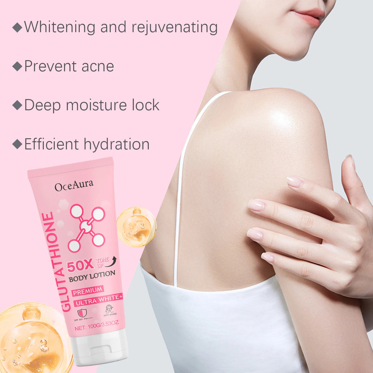 Arbutin Brightening Body Lotion for Glowing and Even Skin Tone