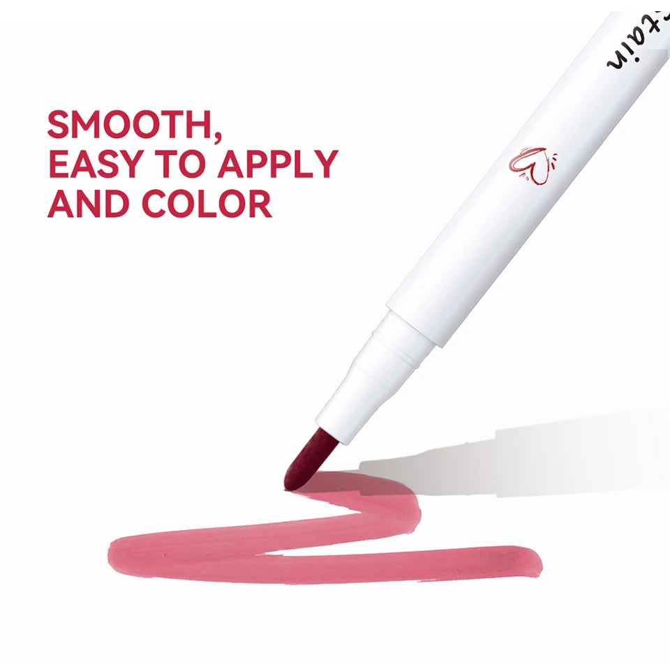 Dual-Sided Long-Lasting Lip Contour Stain and Liner Pen - 24