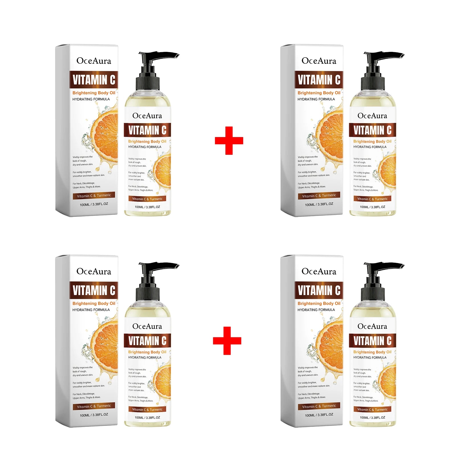 Turmeric and Vitamin C Brightening Body Oil for Hydrated Glowing Skin - 21