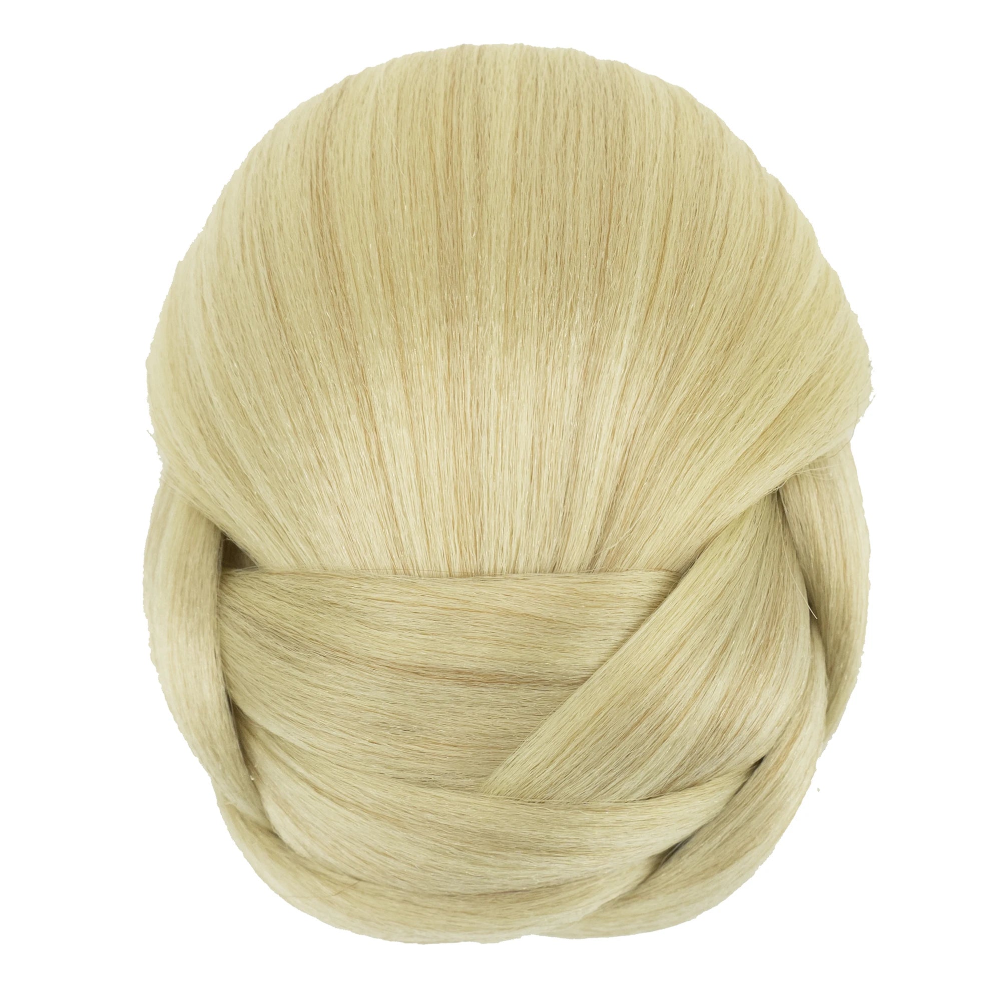 Synthetic Braided Chignon Hair Bun for Elegant Updo Hairstyles - 9