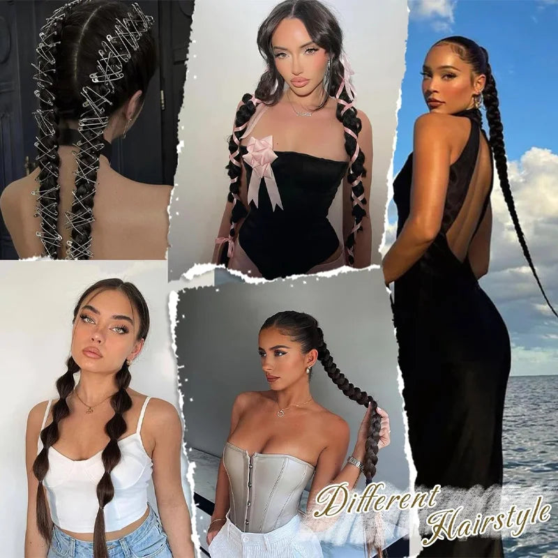 Braided Ponytail Extension for Quick and Stylish Hair Styling - 5