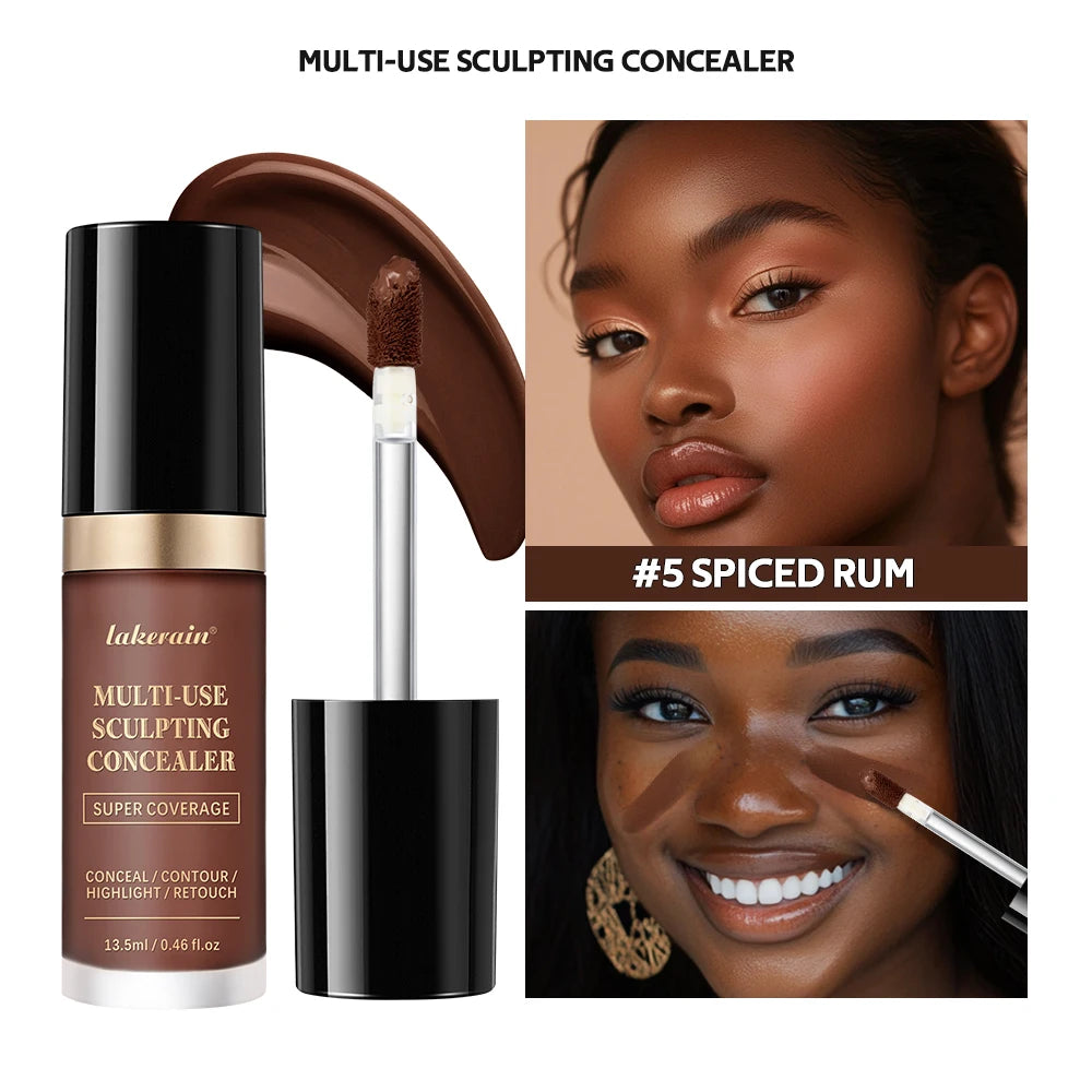 Multi-Use Sculpting Liquid Concealer for Full Face Coverage and Contouring