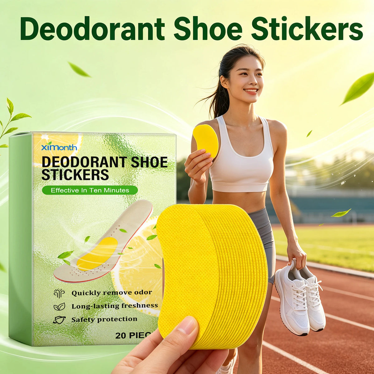 Deodorant Shoe Odor Removal Patches for Daily Freshness