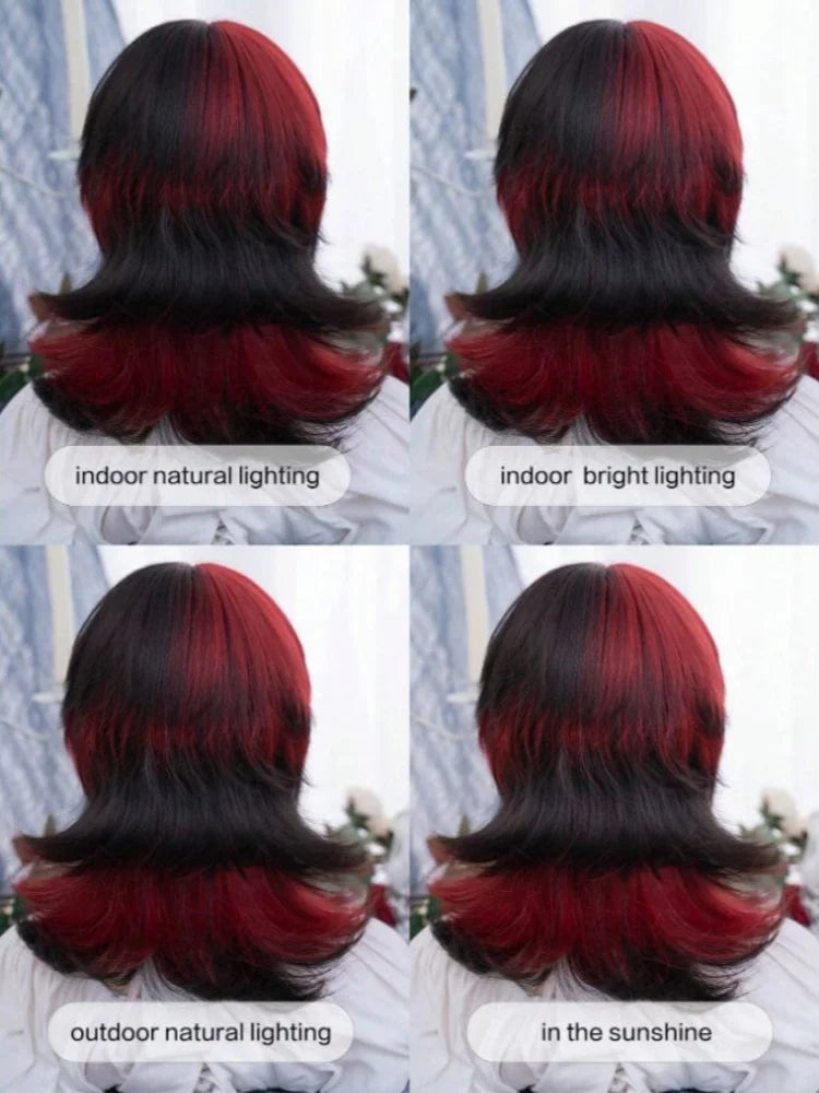 16-Inch Heat-Resistant Curly Cosplay Wig With Bangs - 5