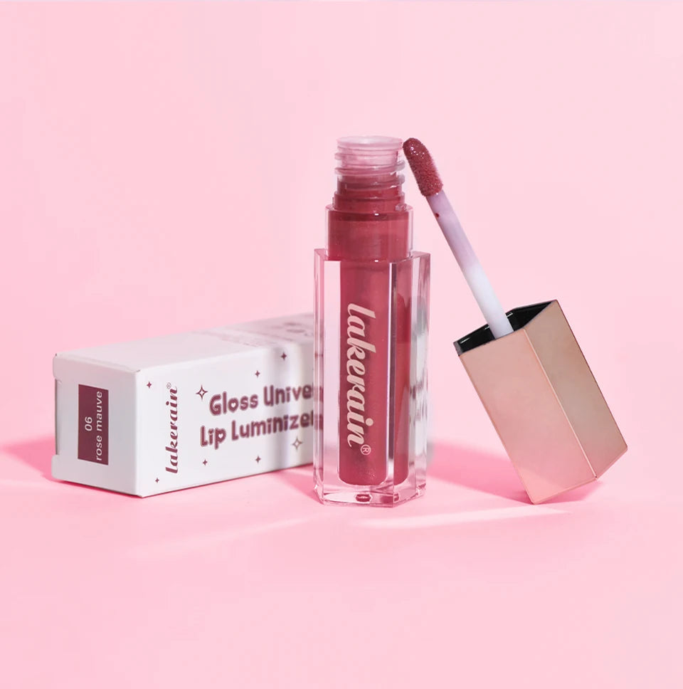 Hydrating Liquid Lip Gloss with Shimmer for Plump and Moisturized Lips