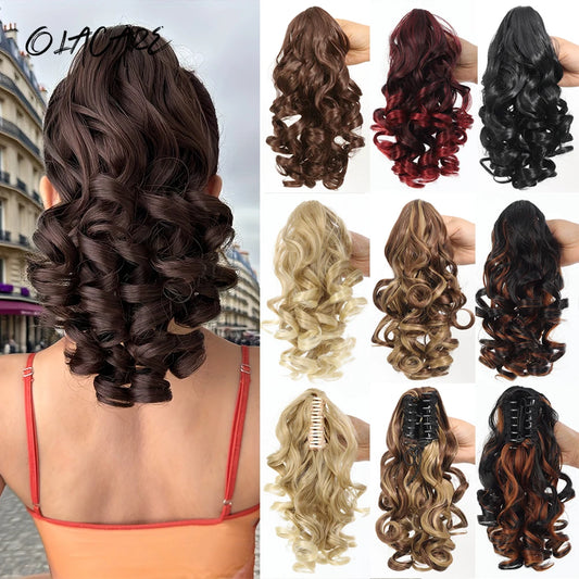 12-Inch Curly Claw Clip Ponytail Extension