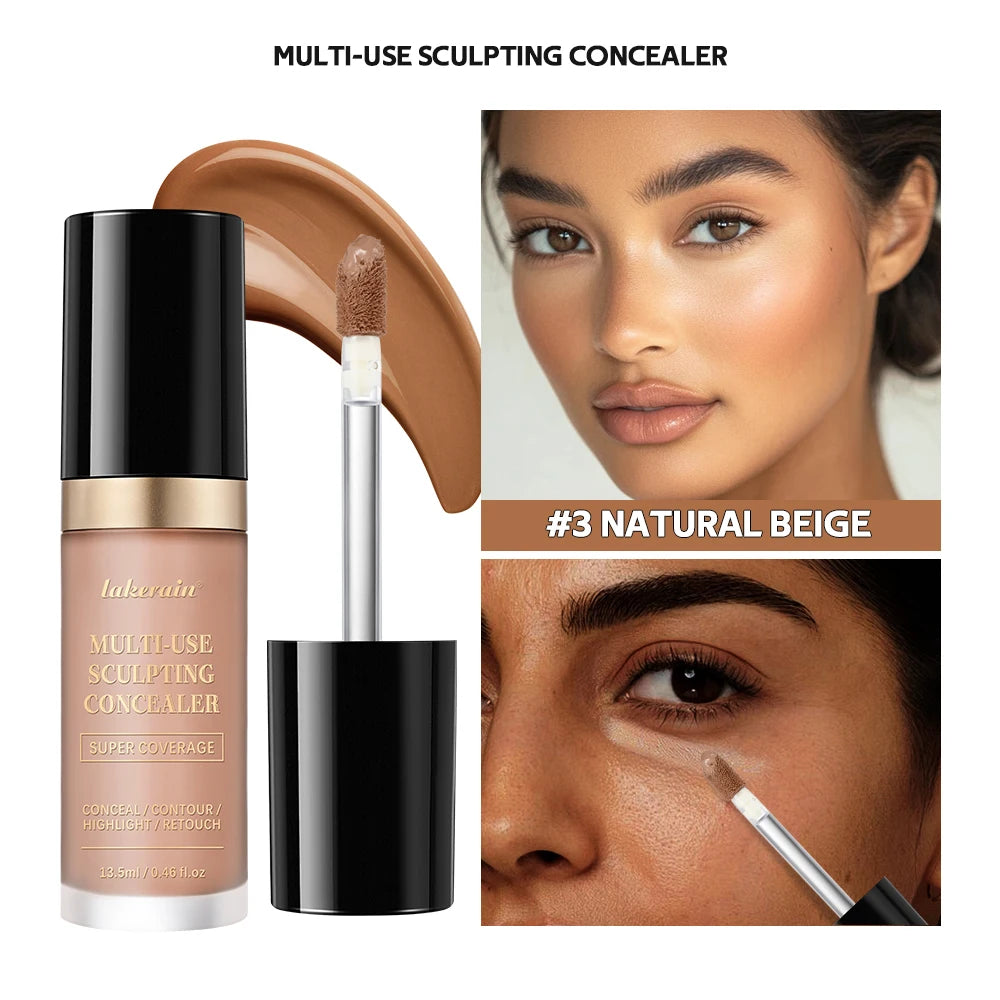 Multi-Use Sculpting Liquid Concealer for Full Face Coverage and Contouring - 18